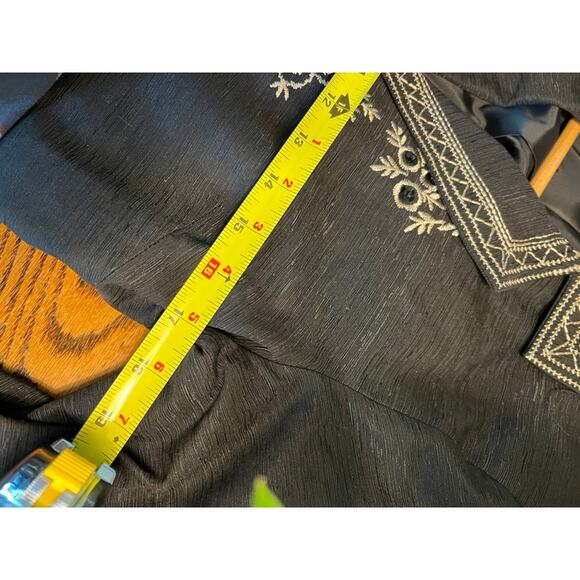 T. Renz Signature by Theresa Renz Silk Swing coat Size SMALL - Picture 6 of 6